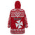 Personalised Wallis and Futuna Christmas Wearable Blanket Hoodie Polynesian Tribal LT9 - Polynesian Pride