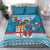 Fijian Tagimoucia Flowers Bedding Set Christmas Coquette bow