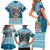 Fijian Tagimoucia Flowers Family Matching Short Sleeve Bodycon Dress and Hawaiian Shirt Christmas Coquette bow