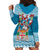 Fijian Tagimoucia Flowers Hoodie Dress Christmas Coquette bow