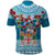 Fijian Tagimoucia Flowers Polo Shirt Christmas Coquette bow