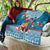 Fijian Tagimoucia Flowers Quilt Christmas Coquette bow