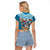 Fijian Tagimoucia Flowers Raglan Cropped T Shirt Christmas Coquette bow