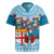 Fijian Tagimoucia Flowers Rugby Jersey Christmas Coquette bow