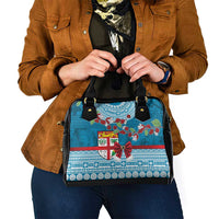 Fijian Tagimoucia Flowers Shoulder Handbag Christmas Coquette bow LT9 - Polynesian Pride