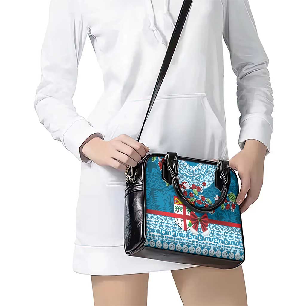 Fijian Tagimoucia Flowers Shoulder Handbag Christmas Coquette bow LT9 - Polynesian Pride