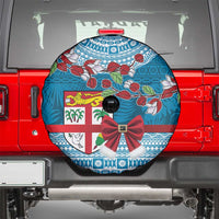 Fijian Tagimoucia Flowers Spare Tire Cover Christmas Coquette bow LT9 - Polynesian Pride