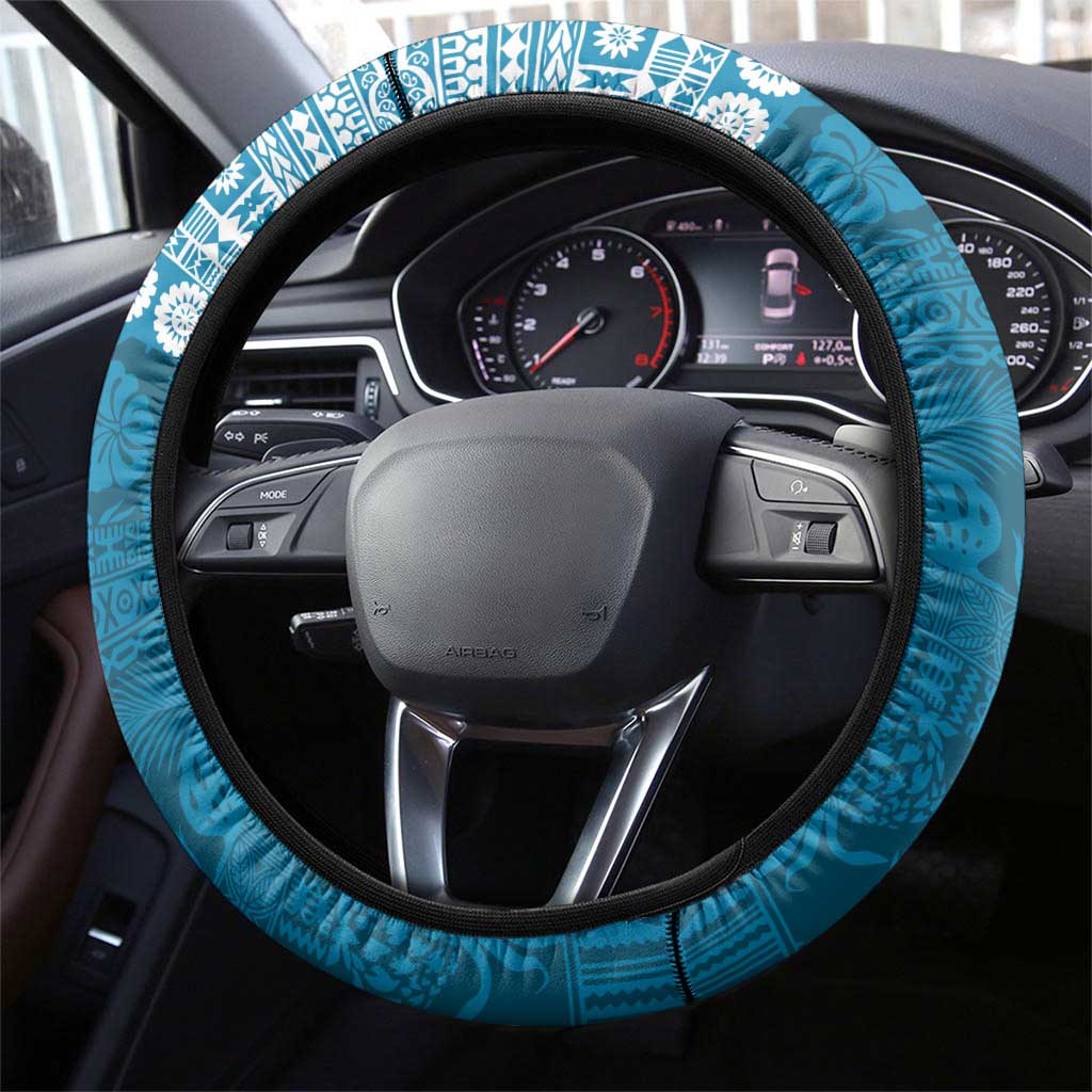 Fijian Tagimoucia Flowers Steering Wheel Cover Christmas Coquette bow LT9 - Polynesian Pride