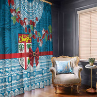 Fijian Tagimoucia Flowers Window Curtain Christmas Coquette bow LT9 - Polynesian Pride