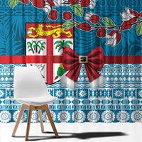Fijian Tagimoucia Flowers Window Curtain Christmas Coquette bow LT9 - Polynesian Pride