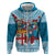 Fijian Tagimoucia Flowers Zip Hoodie Christmas Coquette bow