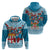 Fijian Tagimoucia Flowers Zip Hoodie Christmas Coquette bow