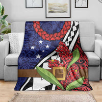 Samoan Ula Fala Flowers Blanket Christmas Santa Belt LT9 - Polynesian Pride