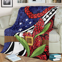 Samoan Ula Fala Flowers Blanket Christmas Santa Belt LT9 - Polynesian Pride