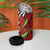 Samoan Ula Fala Flowers 4 in 1 Can Cooler Tumbler Christmas Santa Belt