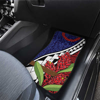 Samoan Ula Fala Flowers Car Mats Christmas Santa Belt LT9 - Polynesian Pride
