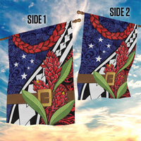 Samoan Ula Fala Flowers Garden Flag Christmas Santa Belt LT9 - Polynesian Pride
