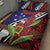 Samoan Ula Fala Flowers Quilt Bed Set Christmas Santa Belt