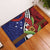 Samoan Ula Fala Flowers Rubber Doormat Christmas Santa Belt