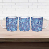 Federated States of Micronesia Merry Christmas Ceramic Mug Pacific Patchwork Xmas Vibes LT9 - Polynesian Pride