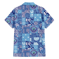 Federated States of Micronesia Merry Christmas Hawaiian Shirt Pacific Patchwork Xmas Vibes LT9 - Polynesian Pride