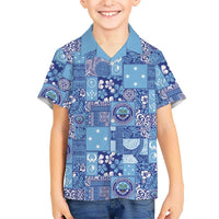 Federated States of Micronesia Merry Christmas Hawaiian Shirt Pacific Patchwork Xmas Vibes LT9 - Polynesian Pride
