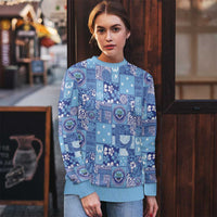Federated States of Micronesia Merry Christmas Ugly Christmas Sweater Pacific Patchwork Xmas Vibes LT9 - Polynesian Pride