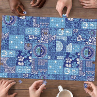 Federated States of Micronesia Merry Christmas Puzzle Pacific Patchwork Xmas Vibes LT9 - Polynesian Pride