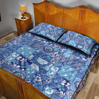 Federated States of Micronesia Merry Christmas Quilt Bed Set Pacific Patchwork Xmas Vibes LT9 - Polynesian Pride