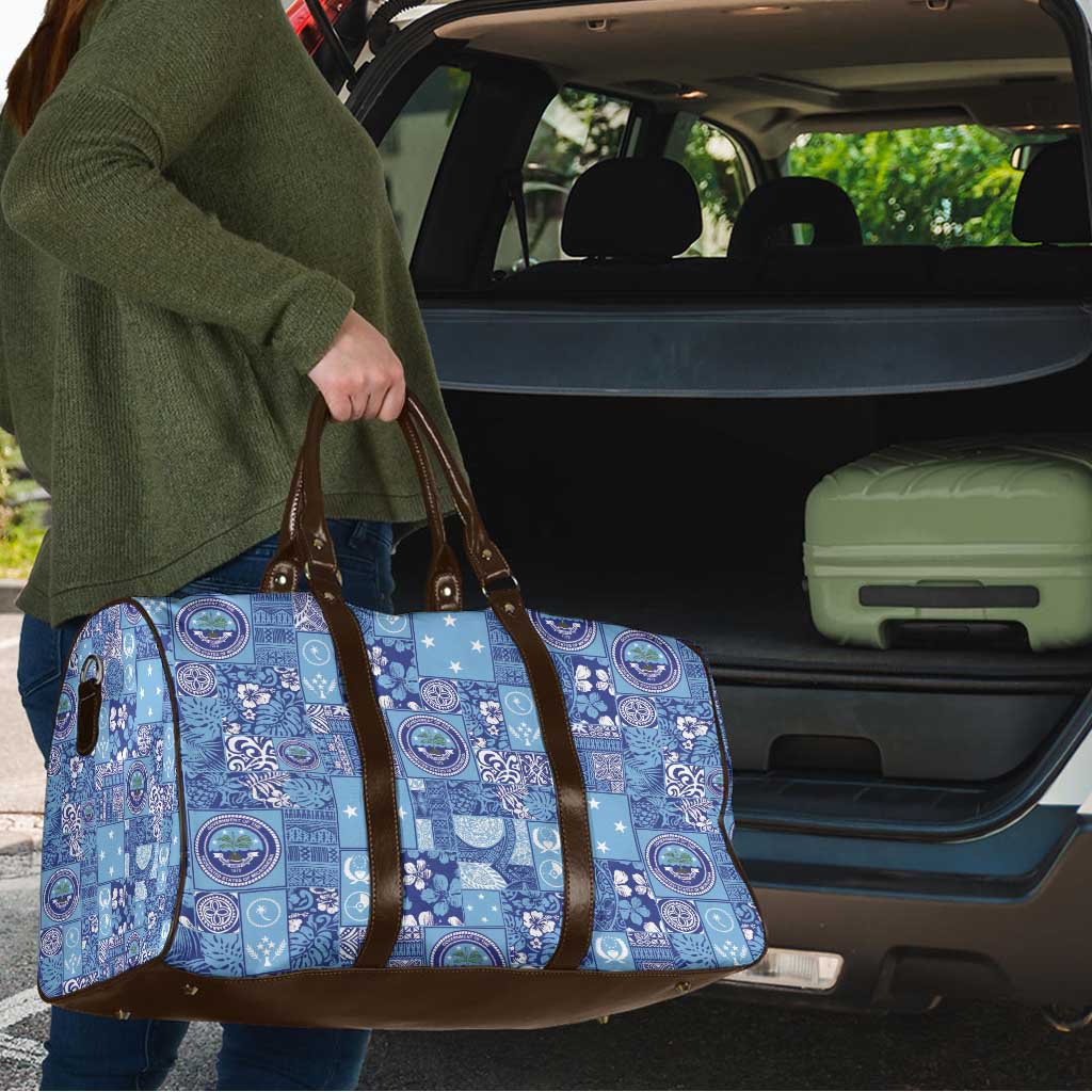 Federated States of Micronesia Merry Christmas Travel Bag Pacific Patchwork Xmas Vibes LT9 - Polynesian Pride