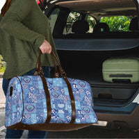 Federated States of Micronesia Merry Christmas Travel Bag Pacific Patchwork Xmas Vibes LT9 - Polynesian Pride