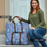 Federated States of Micronesia Merry Christmas Travel Bag Pacific Patchwork Xmas Vibes LT9 - Polynesian Pride