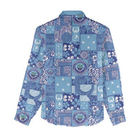Federated States of Micronesia Merry Christmas Women Casual Shirt Pacific Patchwork Xmas Vibes LT9 - Polynesian Pride