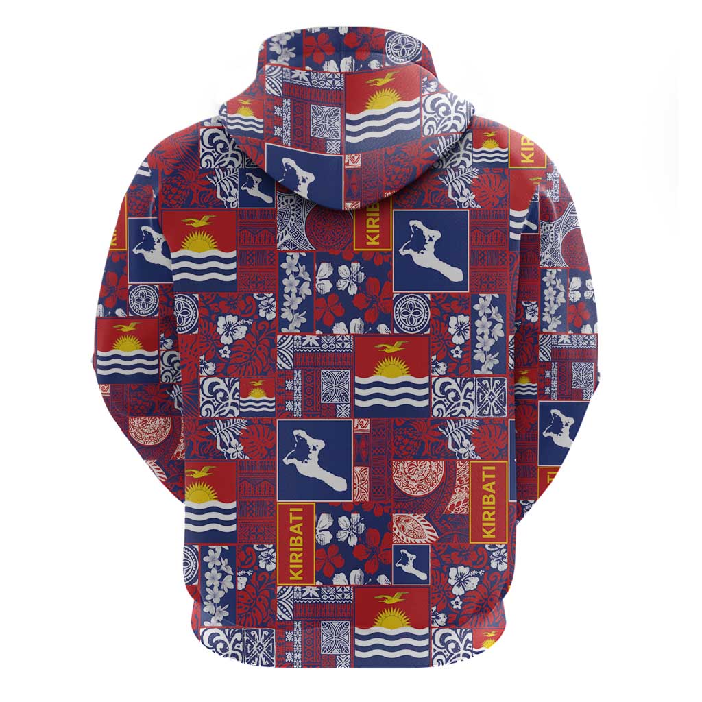 Kiribati Tekeraoi n te Kiritimati Hoodie Pacific Patchwork Xmas Vibes LT9 - Polynesian Pride