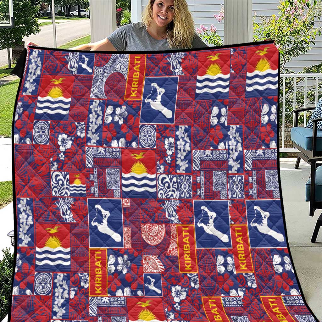 Kiribati Tekeraoi n te Kiritimati Quilt Pacific Patchwork Xmas Vibes LT9 Red - Polynesian Pride