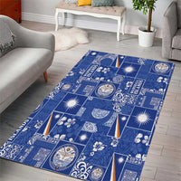 Marshall Islands Merry Christmas Area Rug Pacific Patchwork Xmas Vibes LT9 - Polynesian Pride