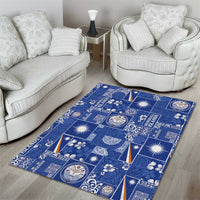 Marshall Islands Merry Christmas Area Rug Pacific Patchwork Xmas Vibes LT9 - Polynesian Pride