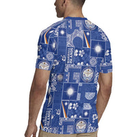 Marshall Islands Merry Christmas Rugby Jersey Pacific Patchwork Xmas Vibes LT9 - Polynesian Pride