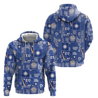 Marshall Islands Merry Christmas Zip Hoodie Pacific Patchwork Xmas Vibes LT9 - Polynesian Pride