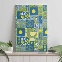 Palau Ungil Kurismas Canvas Wall Art Pacific Patchwork Xmas Vibes LT9 - Polynesian Pride