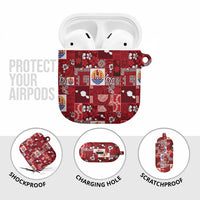 Tahiti Oaoa I Teie Noera AirPods Case Pacific Patchwork Xmas Vibes LT9 - Polynesian Pride