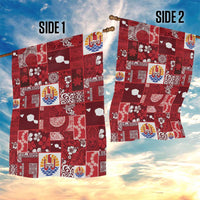 Tahiti Oaoa I Teie Noera Garden Flag Pacific Patchwork Xmas Vibes LT9 - Polynesian Pride