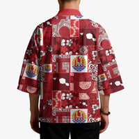 Tahiti Oaoa I Teie Noera Kimono Pacific Patchwork Xmas Vibes LT9 - Polynesian Pride