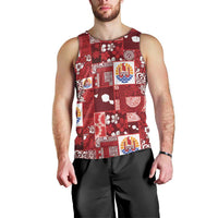 Tahiti Oaoa I Teie Noera Men Tank Top Pacific Patchwork Xmas Vibes LT9 - Polynesian Pride