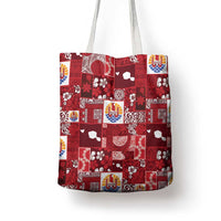 Tahiti Oaoa I Teie Noera Tote Bag Pacific Patchwork Xmas Vibes LT9 - Polynesian Pride