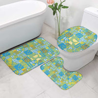 Tuvalu Manuia te Kilisimasi Bathroom Set Pacific Patchwork Xmas Vibes LT9 - Polynesian Pride