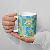 Tuvalu Manuia te Kilisimasi Ceramic Mug Pacific Patchwork Xmas Vibes LT9 - Polynesian Pride