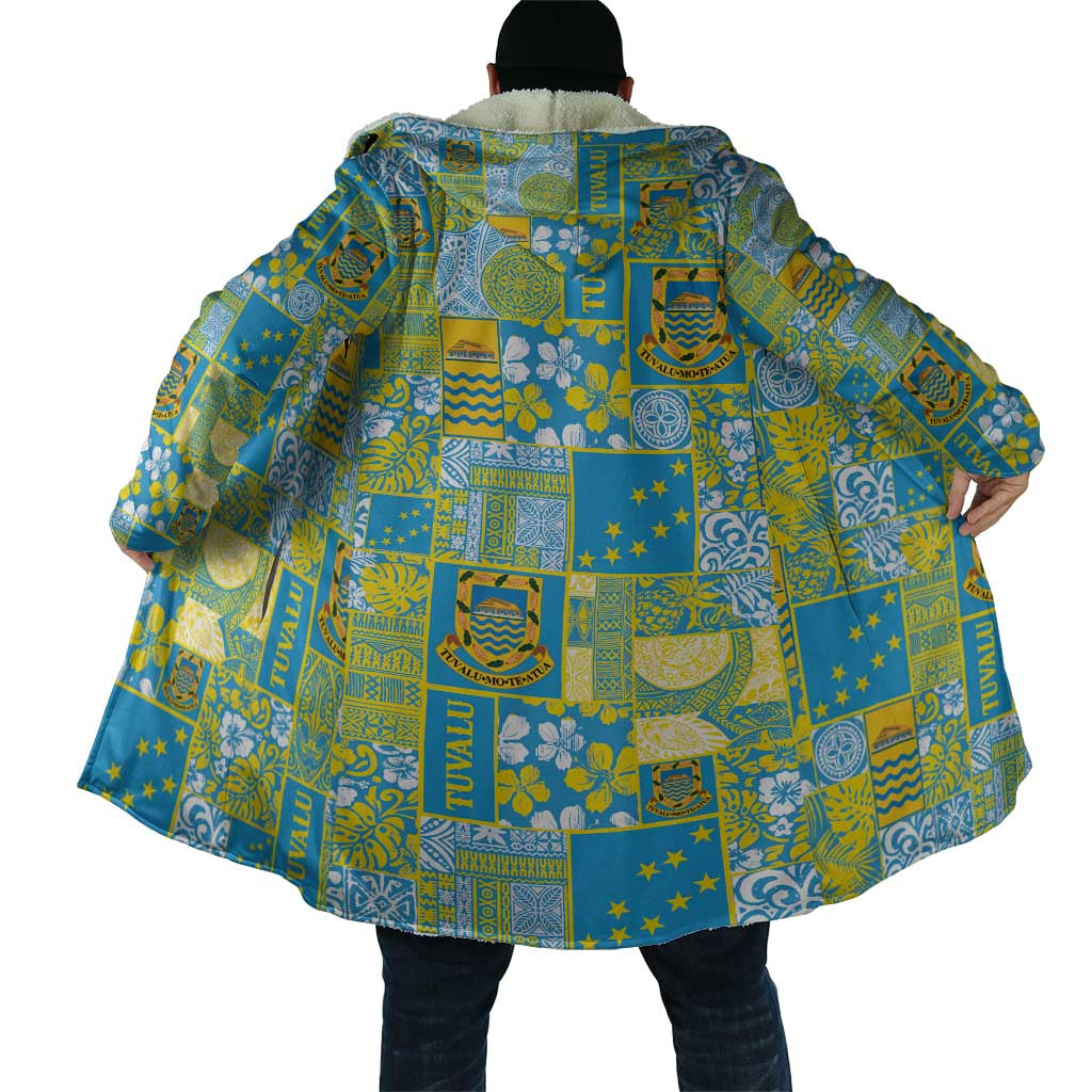 Tuvalu Manuia te Kilisimasi Cloak Pacific Patchwork Xmas Vibes LT9 - Polynesian Pride