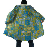 Tuvalu Manuia te Kilisimasi Cloak Pacific Patchwork Xmas Vibes LT9 - Polynesian Pride