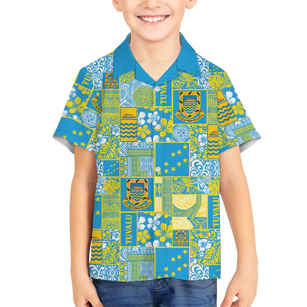 Tuvalu Manuia te Kilisimasi Hawaiian Shirt Pacific Patchwork Xmas Vibes LT9 - Polynesian Pride